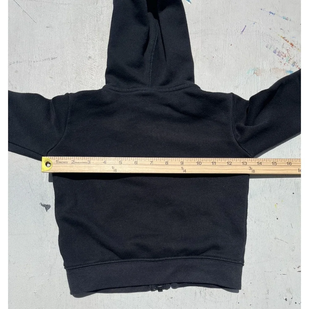 Baby Nike Hoodie Black Swish Logo 24 Months Street Check Casual Street Sports